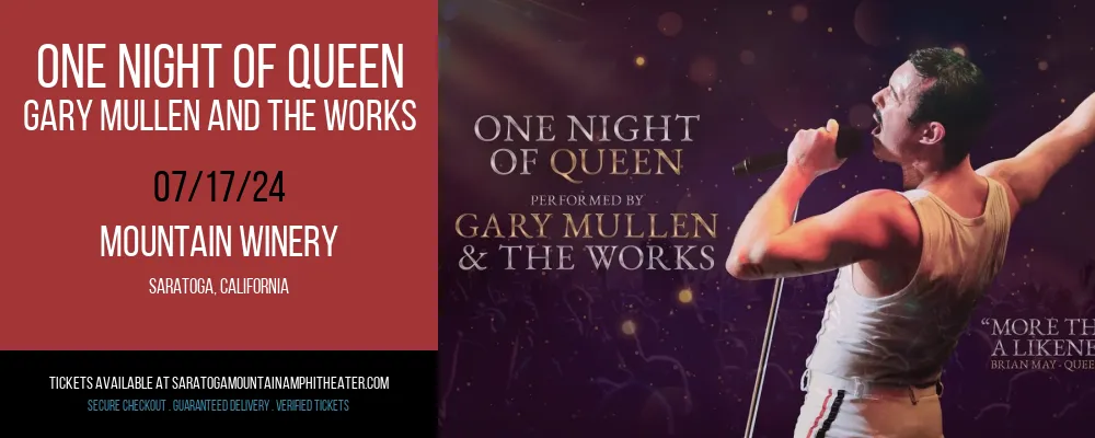 One Night of Queen at Mountain Winery